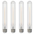 Bulbrite LED Filament 5w Dimmable 7.5 Inch T9 Light Bulb (E26) Base - 3000K (Soft White), 300 Lumens, 4PK 862772